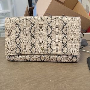Snake skin Clutch Purse